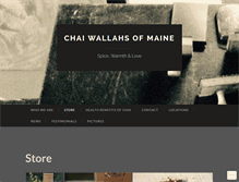 Tablet Screenshot of chaiwallahsofmaine.com